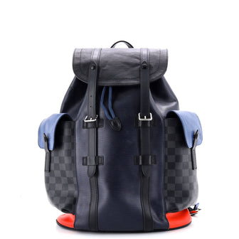Louis Vuitton Christopher Backpack Epi Leather with Damier Graphite PM
