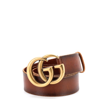Gucci GG Marmont Belt Leather Wide