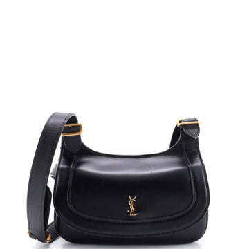 Saint Laurent Charlie Shoulder Bag Leather Small
