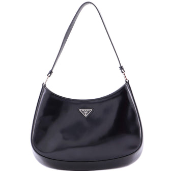 Prada Cleo Shoulder Bag Spazzolato Leather Medium