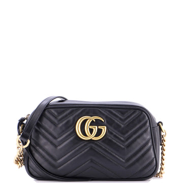 Gucci GG Marmont Shoulder Bag Matelasse Leather Small