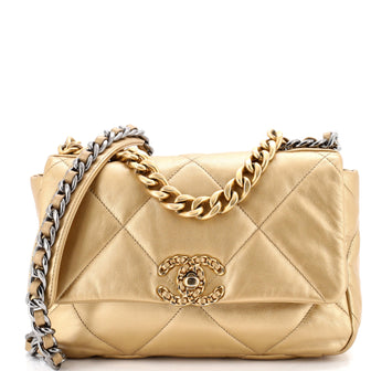 Chanel 19 Flap Bag Quilted Leather Medium