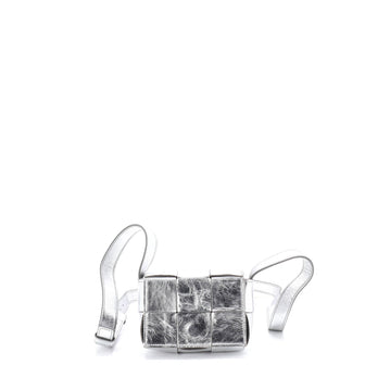 Bottega Veneta Cassette Crossbody Bag Maxi Intrecciato Leather Candy