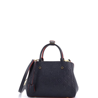 Louis Vuitton Montaigne Handbag Monogram Empreinte Leather BB
