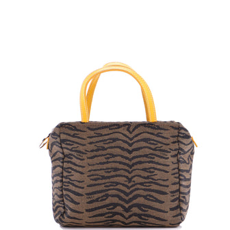 Fendi Zip Tote Printed Jacquard