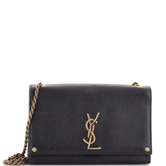 Saint Laurent Classic Monogram Crossbody Bag Calfskin Medium