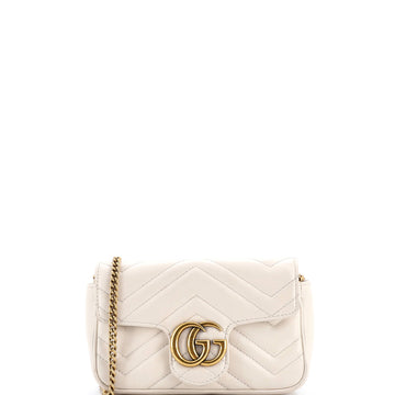 Gucci GG Marmont Flap Bag Matelasse Leather Super Mini