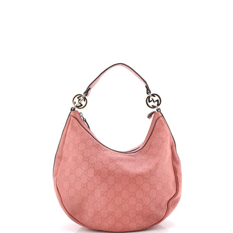 Gucci Twins Hobo Guccissima Leather Medium