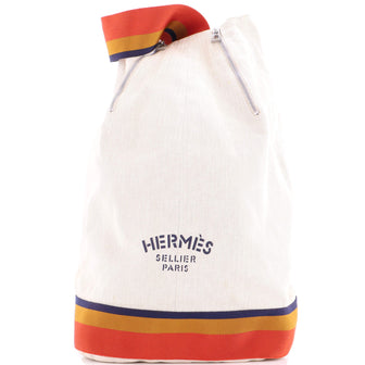 Hermes Cavalier Sling Bag Toile and Nylon