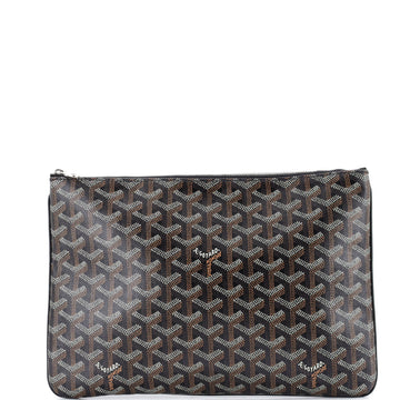 Goyard Senat Zip Pouch Coated Canvas MM