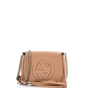 Gucci Soho Chain Crossbody Bag Leather Small