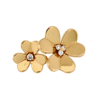 Van Cleef & Arpels Frivole Between the Finger Ring 18K Yellow Gold with Diamonds