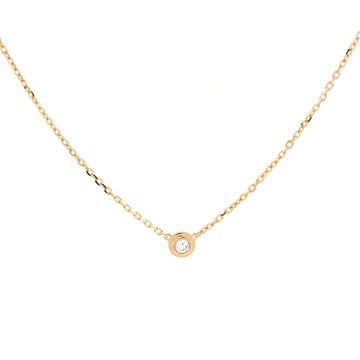 Cartier Cartier D'Amour Pendant Necklace 18K Yellow Gold and Diamond XS