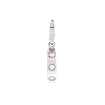 Cartier Love Pendant Charm Pendant & Charms 18K White Gold with Diamonds