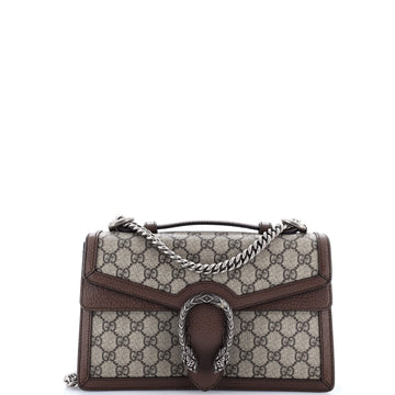 Gucci Dionysus Top Handle Chain Bag GG Coated Canvas Small