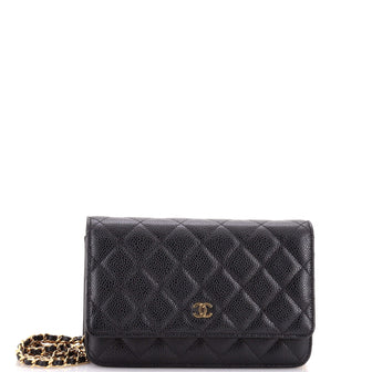 Chanel Wallet on Chain Quilted Caviar