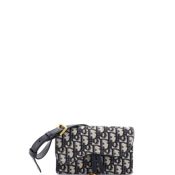 Christian Dior Saddle Rectangular Belt Bag Oblique Canvas