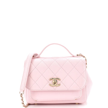 Chanel Business Affinity Flap Bag Quilted Caviar Mini