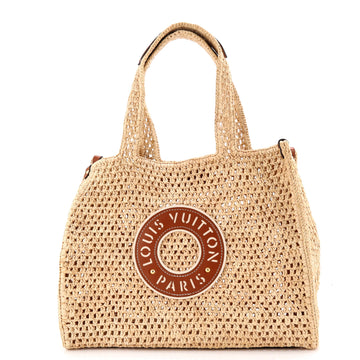 Louis Vuitton OnTheGo Tote By The Pool Crochet Raffia MM