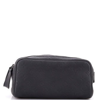 Louis Vuitton Dopp Kit Toiletry Pouch Taurillon Monogram Leather