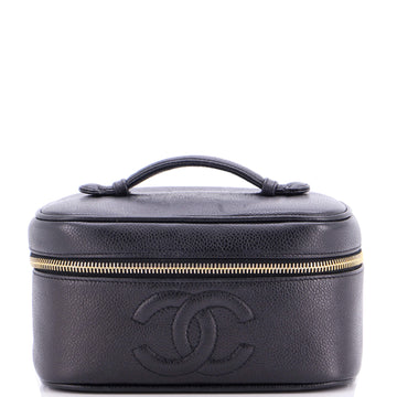 Chanel Vintage Timeless Vanity Case Caviar Mini