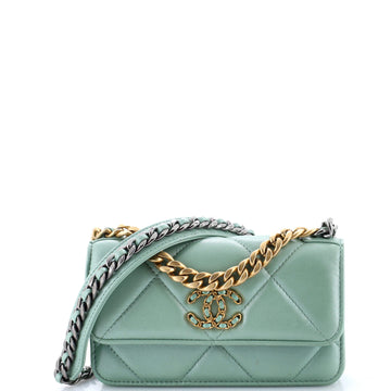 Chanel 19 Wallet on Chain Quilted Lambskin