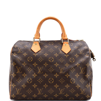 Louis Vuitton Speedy Handbag Monogram Canvas 30
