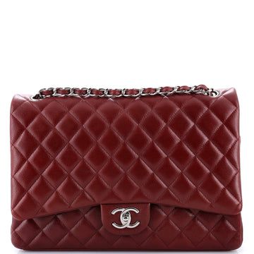 Chanel Classic Double Flap Bag Quilted Caviar Maxi