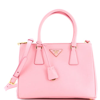 Prada Galleria Double Zip Tote Saffiano Leather Medium