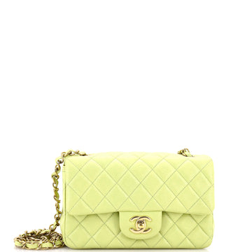 Classic Single Flap Bag Quilted Lambskin Mini