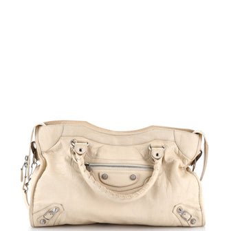 Balenciaga City Giant Studs Bag Leather Medium