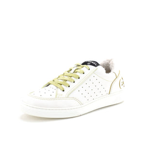 Chanel Women's Logo Low-Top Sneakers Leather