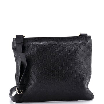 Gucci Convertible Zip Messenger Guccissima Leather Large