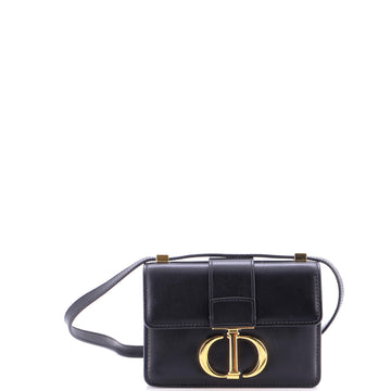 Christian Dior 30 Montaigne Flap Bag Leather Micro