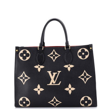 Louis Vuitton OnTheGo Tote Bicolor Monogram Empreinte Giant MM
