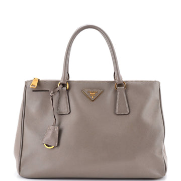 Prada Double Zip Lux Tote Saffiano Leather Large
