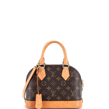 Louis Vuitton Alma Handbag Monogram Canvas BB