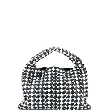 Bottega Veneta Hop Hobo Intrecciato Leather Small