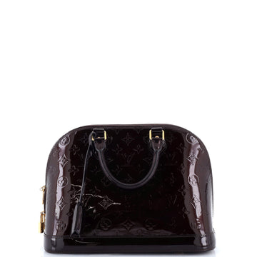 Louis Vuitton Alma Handbag Monogram Vernis PM