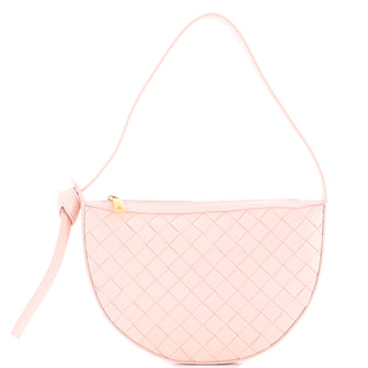 Bottega Veneta Sunrise Shoulder Bag Intrecciato Leather Mini