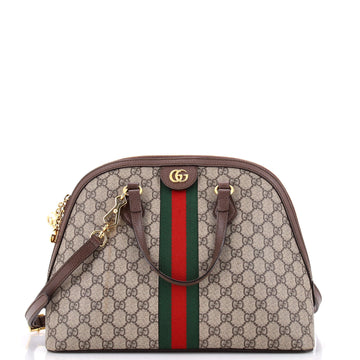 Gucci Ophidia Dome Top Handle Bag GG Coated Canvas Medium