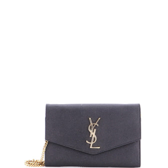 Saint Laurent Uptown Chain Wallet Leather
