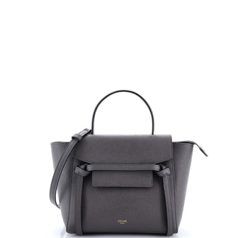 Celine Belt Bag Textured Leather Nano