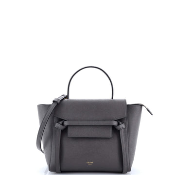 Celine Belt Bag Textured Leather Nano