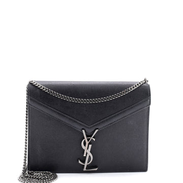 Saint Laurent Cassandra Chain Shoulder Bag Leather Medium