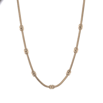 Chanel Multiple Mini CC Chain Necklace Metal