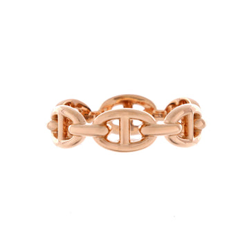 Hermes Chaine d'Ancre Enchainee Ring 18K Rose Gold Small