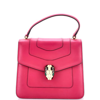 Bvlgari Serpenti Forever Top Handle Bag Leather Small