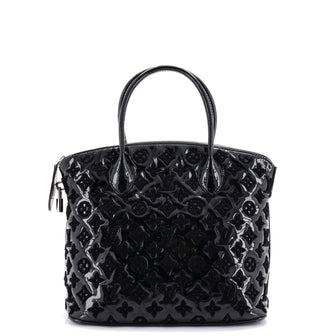 Louis Vuitton Fascination Lockit Handbag Patent Lambskin