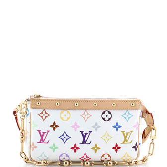 Louis Vuitton x Takashi Murakami Chain Pochette Accessoires NM Monogram Multicolor